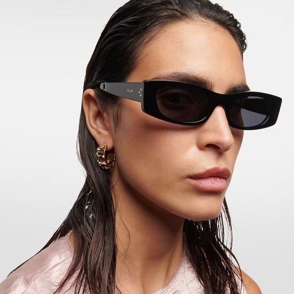 New! CELINE Sunglasses CL40245U 01A, Authentic - Picture 1 of 12